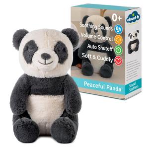 Cloud b Sound Machine with White Noise Soothing Sounds | Cuddly Stuffed Animal | Adjustable Settings and Auto-Shutoff | Peaceful Panda