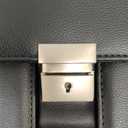 Jack&Chris Mens New PU Leather Attache Briefcase Traditional Messenger Lawyer Bag, MBYX015 (Black)