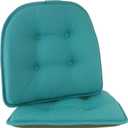 Non-Slip Chair Cushions, Assembled in USA, U-Shaped Skid-Proof Seat Pads for Dining Room, Kitchen, Office, 15"x16", 2 Pack