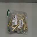 10 Pack Self-Stick Push Pull Helper ABS Plastic Wardrobe Handle Instant Cabinet Drawer Furniture Handles (Gold)