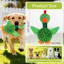 Interactive Snuffle Dog Toys, Squeaky Dog Toys for Puppy,Crinkle Dog Toy with Hiding Snack,Slow Feeder Treat Toy and Feeding Mats for Training,Dog Lick Mat Enhancement (Green)