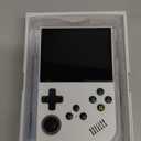 RG35XX Plus Handheld Game Console - 64G TF Card with 3.5 Inch IPS Screen & Linux OS Retro Video Games, Portable Case (White)