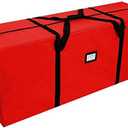 AerWo Christmas Tree Storage Bag 7.5 ft, Large Christmas Tree Storage Box, Christmas Storage Containers Fits Up to 7.5 Ft Artificial Trees Heavy Duty 600D Oxford Xmas Holiday Tree Bag with Dual Zipper