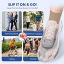 2PCS Bunion Corrector for Women & Men Big Toe Straightener with Splint & Anti Slip Gel Cushion Pads for Bunion Correction Hallux Valgus Pain Relief, Comfortable & Breathable for Day/Night Support, Washable