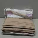 Mellanni Queen Sheets Set - 4 PC Iconic Collection Bedding - Hotel Luxury, Extra Soft, Cooling Bed Sheets - Wrinkle, Fade, Stain Resistant (Queen, Tan)