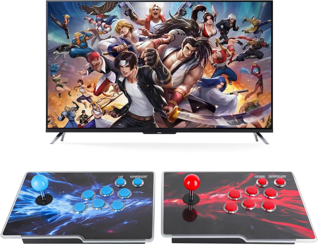 Pandora Box Arcade Console with 32000 Games in 1,Two Separate Consoles, 1280x720 Full HD Retro Gaming Machine for TV, Monitor, and Projector, Search/Save/Hide/Pause Functions
