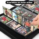 900 Pockets Trading Baseball Card Sleeves Binder, 50 Pages Double-Sided Protector Sports Card Binder Fit for MTG YU-GI-OH Cards, Football Cards, Game Cards, Standard Sized Cards for 3-Ring Binder