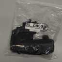 WDIRARA Women's Plus Size Round Neck Short Sleeve Fringe Hem Dress Casual Dresses Black 0XL