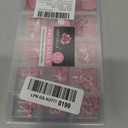 UNA GELLA French Toe Nail Press Ons, Pre-Etched 15 Sizes 180Pcs Sharp Square X-Soft Pink Press On Toenails False Toes Soft Gel Square Full Cover Fake Toenails for Nail Extensions DIY Salon Pedicure