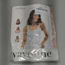 VAVONNE Camisole for Women, All Cotton, Airy Soft Comfy Tank Tops Cami Undershirt (X-Large, White/Lace Strap)