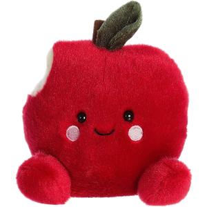 Aurora Adorable Palm Pals Crisp Red Apple Stuffed Animal - Fun Collectible Plush for Kids and Adult Collectors - Perfect for Decorating Rooms and Birthday Gifts - 5 Inches