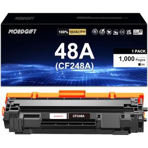 48A CF248A Compatible Toner Cartridge Replacement for HP 48A CF248A Work with LaserJet Pro M15w M15a M16w M16a Toner LaserJet MFP M28w M28a M29w M29a M30w M31w Printer (Black, 1 Pack)