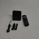 Sangyn DECT 6.0 Cordless Phone for Home with Big ButtonsOne Touch DialingFull-Duplex SpeakerphoneCaller ID/Call Waiting28dB Audio Assist and Hearing Aid Compatibility,Black