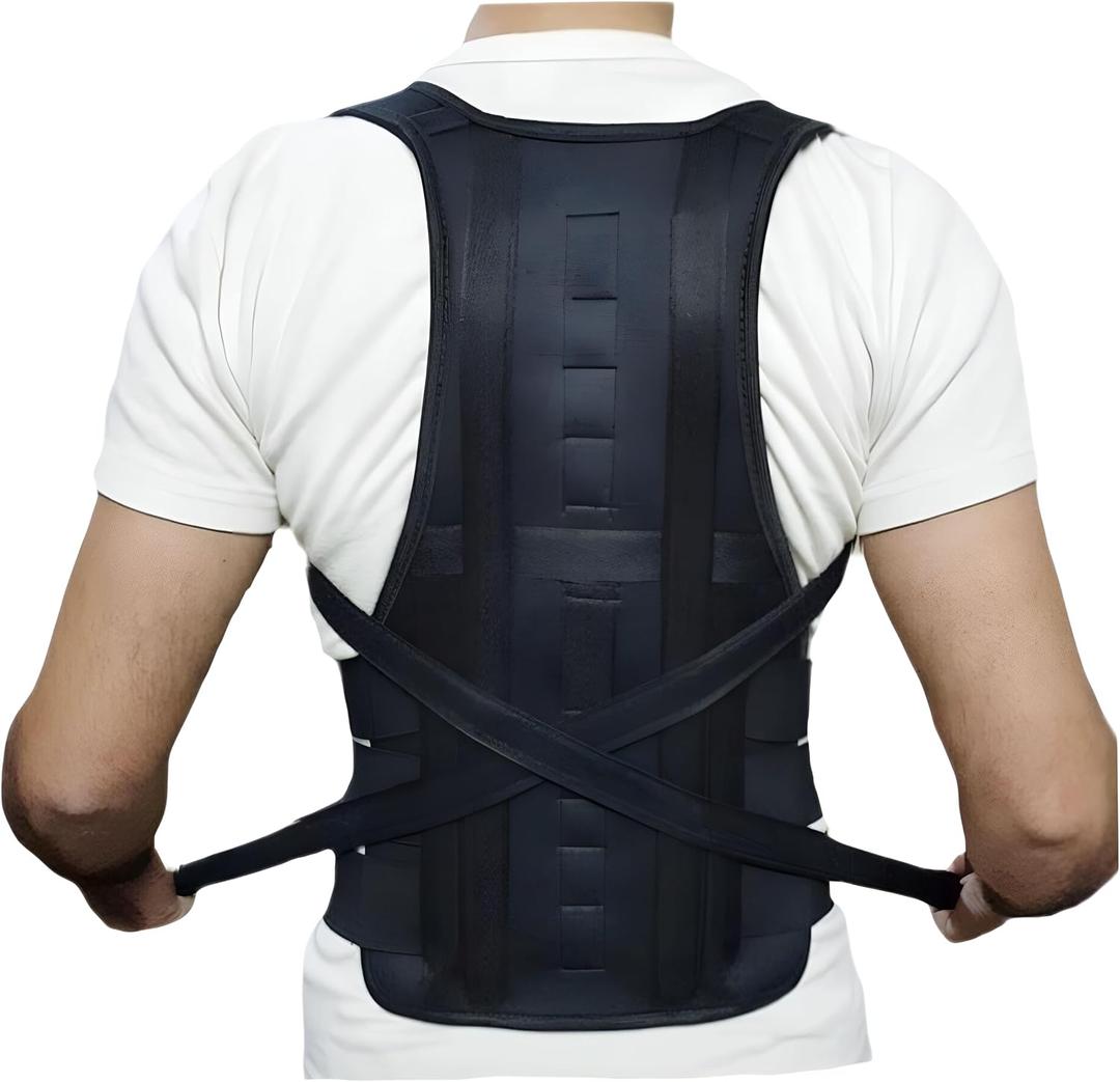 Posture Corrector for Men and Women,Adjustable Back Brace for Upper and Lower Back Pain Relief - Back Support Improve and Neck,Shoulder,Back Pain Relieve M(29"-33")