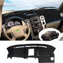 CARTIST Dash Cover for Ford F150 2004 2005 2006 2007 2008/Lincoln Mark LT [Anti-Glare and Sun Protection] Suede Dashboard Cover for F150 Accessories Anti-Slip Silicone Back