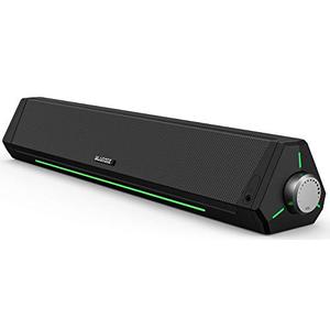 BLUEDEE Computer Speakers for Desktop PC, Computer Sound bar, HiFi Stereo Speakers for Computer Desktop, Bluetooth 5.0 and 3.5mm Aux-in PC Soundbar, USB/USB C Powered Gaming Speakers for pc, Laptop