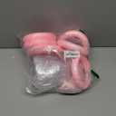 6 Sets Valentine's Day Gift Box DIY Kit Pink Giant Ring Shaped Diamond Candy Box Decoration with Transparent Bowl Glitter Foam Ring for Romantic Valentine Galentine DIY Gift Proposal Wedding Favors