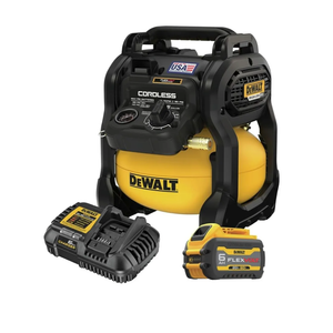 DEWALT 20V MAX* Portable Cordless Air Compressor Kit, 2.5 Gallons, 140 PSI, Brushless with Battery & Charger (DCC2520T1)