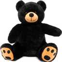 WEIGEDU Black Teddy Bear Stuffed Animals Plush Toys, Stuffed Black Bear, Teddy Bear Plush Toys for Boy Girl Kids Birthday