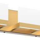 Tipace Gold Bathroom Vanity Light Fixtures Modern LED 3 Lights Vanity Light for Bathroom Up and Down Wall Light Fixtures 6000K (Gold-Non Dimmable)