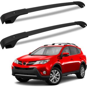 FengYu Roof Racks Cross Bars Compatible with Toyota RAV4 2013-2018 with Side Rails, Aluminum Crossbars Luggage Rack Rooftop Cargo Snowboard ski Luggage car Bike Carrier