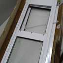 Cat Dog Door for Sliding Glass Door - Sliding Glass Small Pets Door with Lockable Weather Proof Panel - Adjustable Height 76.38" to 81.1" Black