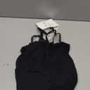 SHAPERX Strapless Shortie Bodysuit for Women Tummy Control Shapewear Seamless Body Shaper with Removable Straps (Black Thong, L/XL)