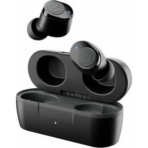 Skullcandy Jib True 2 Wireless Earbuds, Bluetooth Headphones, Up to 33 Hours Battery with Charging Case, Noise Isolating Fit, Sweat and Water Resistant, Microphone for iPhone Android - True Black 