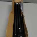 Flag Pole for Outside House - 6ft Heavy Duty Metal Flag Pole Kit, Tangle Free Spinning Flagpole Holder For Outdoor Porch Residential Decoration - Black