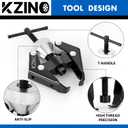 KZINO Windshiled Wiper Puller Tool, Heavy-Duty Arm Battery Terminal Bearing Remover Puller Kit, Windshield Wiper Arm Removal Tool, Arm Bearing Remover Puller Repair Tool