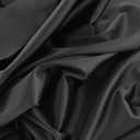 Stretch Satin Fabric Black Color for Wedding Dress Decoration DIY Crafts 49 by 1 Yard