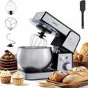 Stainless Steel 6-Speed 5.3QT Stand Mixer