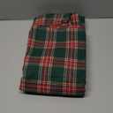 Romanstile Christmas Checkered Tablecloth Rectangle - 54 x 80 Inch - Green Buffalo Plaid Cotton Flannel Table Cloths, Xmas Winter Stain Resistant Washable Table Cover for Holiday/Party/Dining Decor