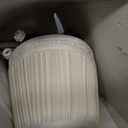 PUSU LED Cordless Gold H9.6 inch Small Wall Sconces Set of 2, Rechargeable 5200mAh Battery Operated Fabric Wall Lamp with Remote, Lighting for Living Room, Bedroom, Hallway, Bathroom, Stairs, Kitchen