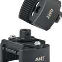 Orion Motor Tech 2 pc. Oil Filter Removal Tool, 60-80 mm & 80-105 mm Adjustable Oil Filter Wrench, Oil Filter Removal Tool, 1/2" & 22 mm Drive Universal Oil Filter Wrench, Black