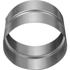 4" Inch Metal Vent Duct Connector - Vent Extension - Galvanized Metal Pipe Connection - 4 Inch Dryer Vent Coupler - Metal Dryer Pipe Coupling - Rigid 4" Inch Metal Hose Extension