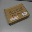 Aignis Flickering Flameless Candles Battery Operated Candles LED Candles with Remote Timer for Home/Wedding/Birthday/Holiday Decor, Grey 3D Flame Set of 3 (D3 xH4 5" 6")