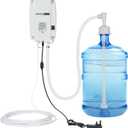 Bottled Drinking Water Pump System Single-Tube Power 25W, Bottled Water Dispensing 2.5L Flow Electric Water Pump for 5 Gallon Bottle Water for Coffee,Refrigerators,Ice Maker,Faucet