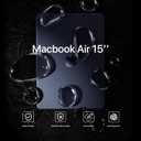 Soonjet for MacBook Air 15 inch Case | M5 M4 M3 M2 2026 2025-2023 | 100% Match Official Color | Closes Seamlessly | Hard Shell Laptop Cover | A3448 A3241 A3114 A2941 | Midnight Clear