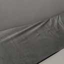 Vekkia Queen Bed Wedge Pillow for Headboard Gap Filler(0-5"),High-Density Foam,Prevents Pillows & Items from Falling,Ergonomic Design,Large Storage Pockets, Removable&Washable Cover,Gray,60''x10''x6''