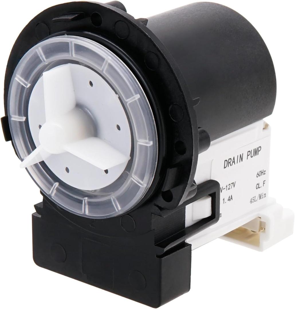 WM8100HVA Drain Pump Compatible with LG WM8000HVA WM8100HWA WM9000HVA WM9000HWA WM9500HKA WM2016CW WM2050CW Washer Machines