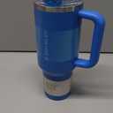 STANLEY Quencher ProTour Flip Straw Tumbler with Leakproof Lid | Built-In Straw & Handle | Cupholder Compatible for Travel | Insulated Stainless Steel Cup | BPA-Free (14 Ounces, Azure Fade)