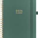 And Per Se 2026 Planner, A4 Size-Daily, Weekly & 18-Monthly Planner, Daily Schedule, Monthly Tabs, 100 GSM Thick Paper(Green)