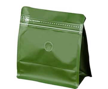 Coffee Bags 0.5 Lb  Kraft Paper Bags Kraft Coffee Bags with Valve,50Pcs Stand up Coffee Pouches for Coffee Bean Storage8oz (50 Pieces) (0.5lb / 8oz)