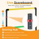 NEWBULIG Ladder Toss Game, Ladderball Golf Set with Tossing Balls, Ladder Ball Games for Outdoor Lawn, Yard & Backyard for Family, Adults & Kids, Complete with 6 Bolas, Score Trackers & Carry Bag