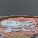 LunaHush Full Size Electric Blanket Heated, Double-Sided Flannel＆Sherpa Heated Blanket with 8 Heat Levels & 10 Hours Auto Off, Fast Heating Blankets Machine Washable with ETL & FCC Certified, Pink