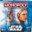 Monopoly Hasbro Gaming Star Wars Light Side Edition Board Game for Families and Kids Ages 8 and Up, Star Wars Jedi Game for 2-6 Players, Medium