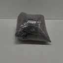 LuxUrux 2 Piece Bathroom Rug Set - Premium Plush Bath Mat Shower Rugs, 1" Chenille Microfiber, Non-Slip & Absorbent, Soft & Cozy, Durable Stylish (20x30 & 16x24 inches, Black)