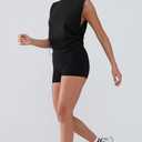 Women's Workout Tank Tops 2025 Summer Yoga Shirts Athletic Top Gym/Running Cropped Tank Tops (Black)