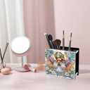 Diamond Painting Brush Holder 13x11cm Angel Pencil Holder Rangement Bureau Pot ?Crayon Arts and Crafts for Adults Porte-Stylo Multifonctionne Gemstone Pen Holder Desk Pencil Storage
